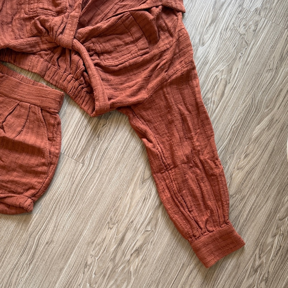 Free People Rust Two-Piece Set - Picture 5 of 6